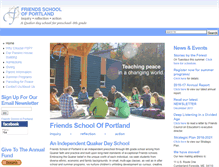 Tablet Screenshot of friendsschoolofportland.org